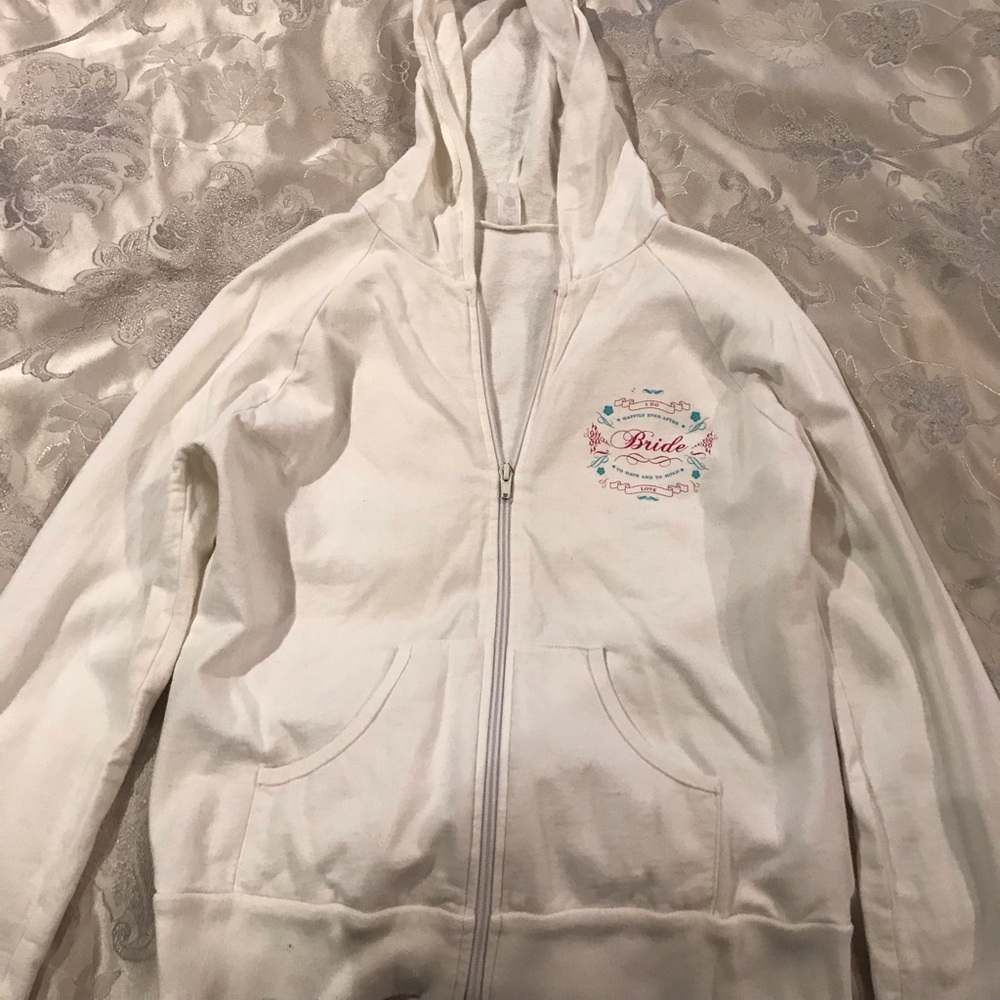 BRIDE zip up sweatshirt